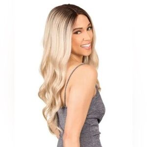 Magic I part synthetic wig blonde wig